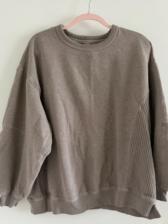 aerie Sweaters - Aerie Très Chic Sweatshirt in Taupe